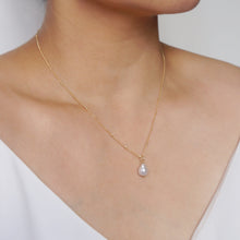 Load image into Gallery viewer, Baroque Pearl Gold Necklace (Estelle) // 14K Gold filled Necklace // Bridal jewelry // Handmade jewelry // June birthstone