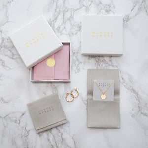 Moonstone Gold Hoop Earrings (Quinn) // Gifts for her // Handmade earrings // Minimalist jewelry