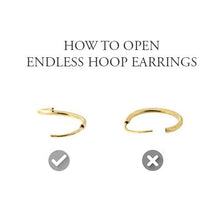 Load image into Gallery viewer, Rose Quartz Gold Hoop Earrings (Valais) // Gifts for her // Handmade earrings // Minimalist jewelry