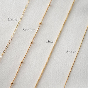 Tiny moonstone on Gold Necklace (Cira) // Gift for sister // Present for mom // Dainty necklace