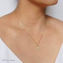 Load image into Gallery viewer, Traveler&#39;s Protection Gold Vermeil Necklace (St Christopher Kane) // 14K Gold filled Chain // Gold Vermeil Pendant // Minimalist jewelry