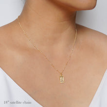 Load image into Gallery viewer, Traveler&#39;s Protection Gold Vermeil Necklace (St Christopher Kane) // 14K Gold filled Chain // Gold Vermeil Pendant // Minimalist jewelry